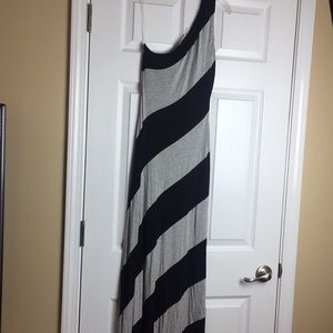 Cato one shoulder maxi dress